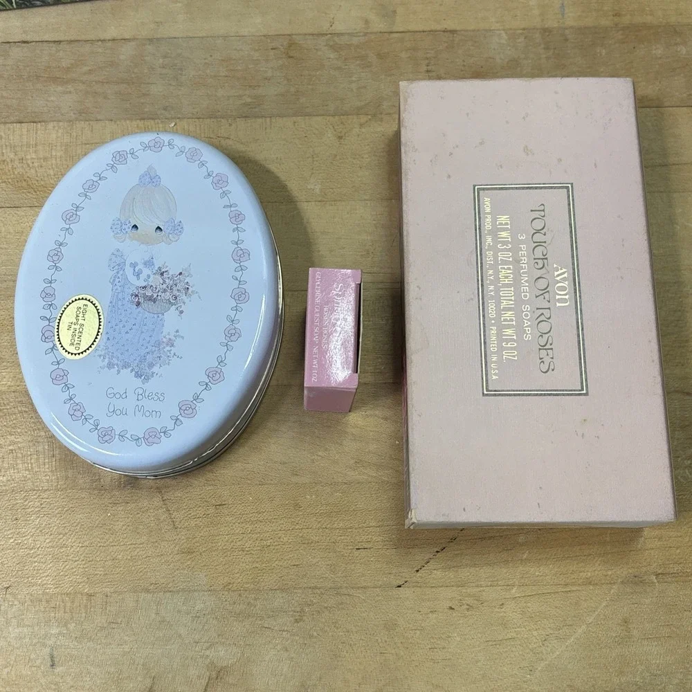 Vintage Avon & Amway NOS Soap Gift Set Lot 7 Pc Decorative Collectible Bath